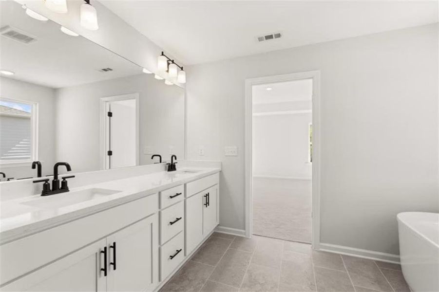 Furnished interior view inside a new home in Cedar Farms, Winder (Image 8).
