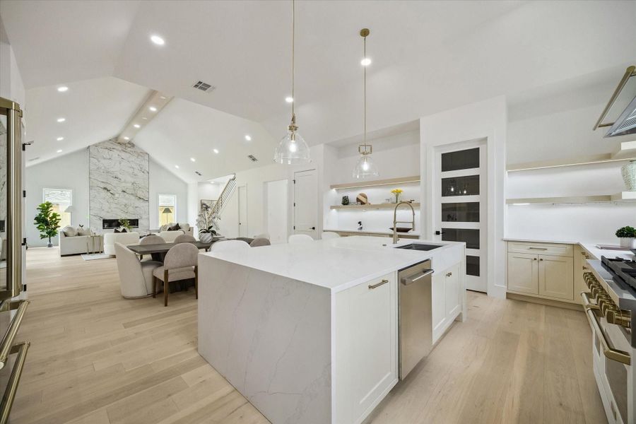 Furnished interior view inside a new home in , Houston (Image 14).