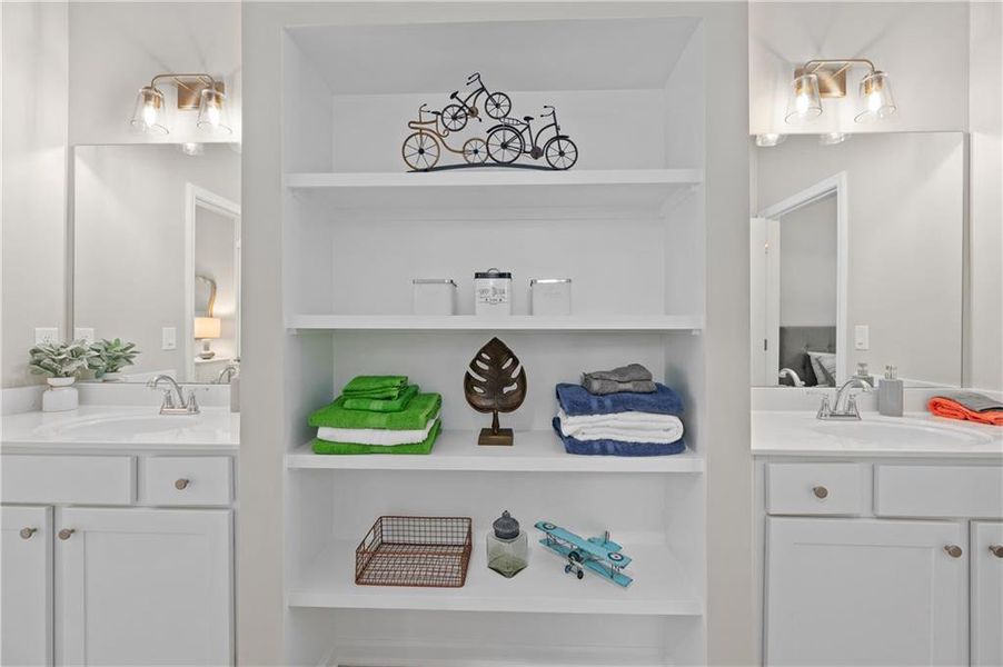 Furnished interior view inside a new home in , Cumming (Image 30).