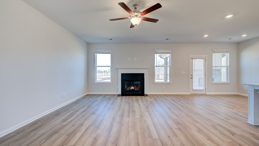 Furnished interior view inside a new home in Westwind Estates, Hampton (Image 8).