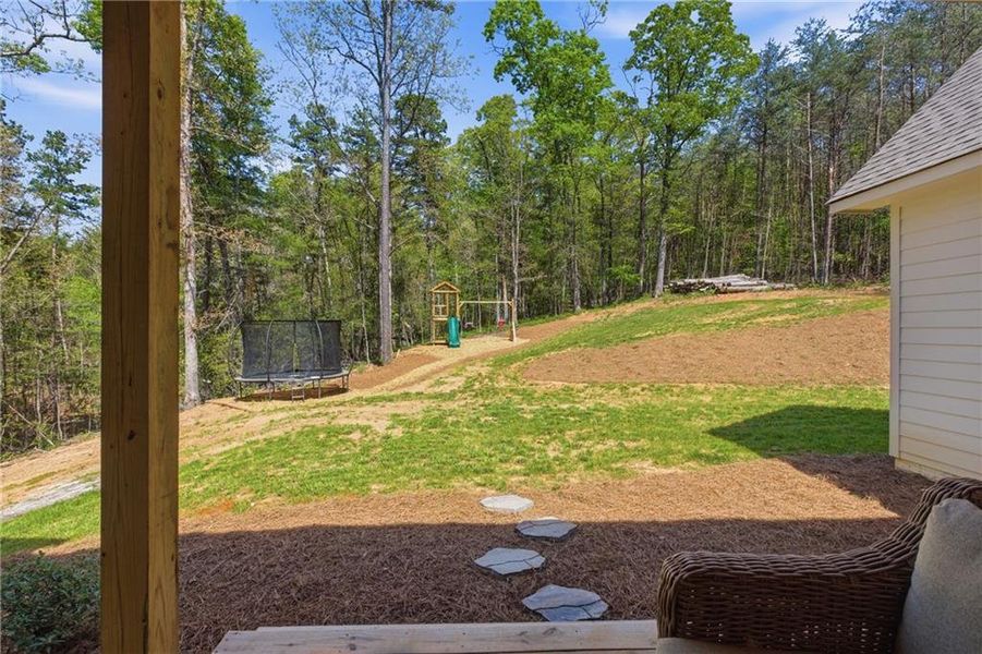 Exterior details and patio area of a home in , Demorest (Image 26).