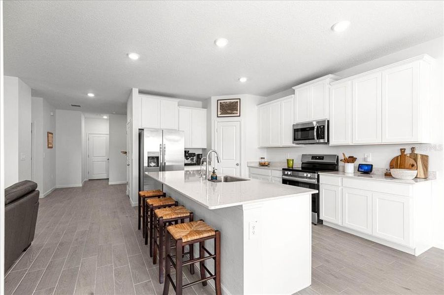 Furnished interior view inside a new home in Millwood: Millwood Estates - The Enclave, Ocala (Image 6). Furnished interior view inside a new home in Millwood: Millwood Estates - The Enclave, Ocala (Image 6).