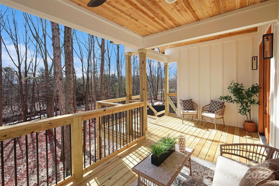 Exterior details and patio area of a home in , York (Image 24).