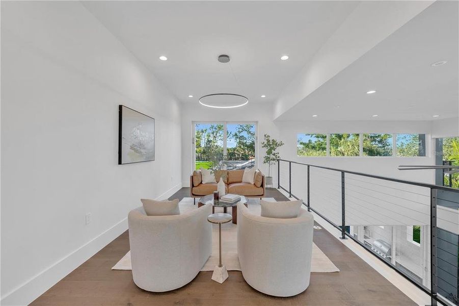 Furnished interior view inside a new home in , Sarasota (Image 43).