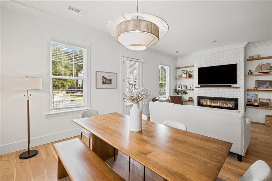 Furnished interior view inside a new home in , Woodstock (Image 17). Furnished interior view inside a new home in , Woodstock (Image 17).