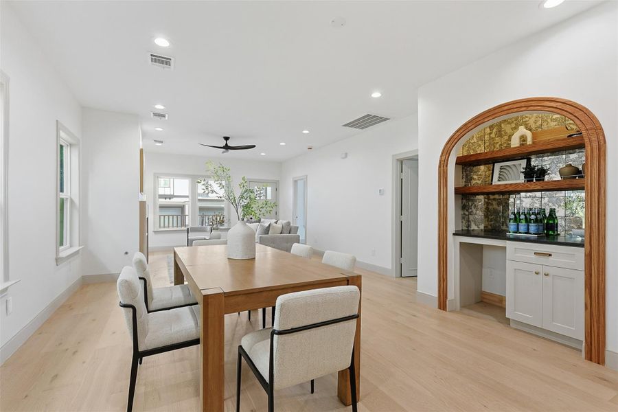 Furnished interior view inside a new home in , Houston (Image 5). Furnished interior view inside a new home in , Houston (Image 5).