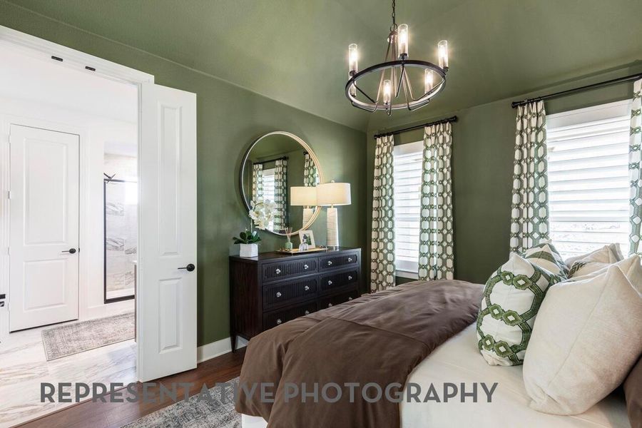 Representative Photo - A cozy primary bedroom with French doors to the bathroom offers a private, elegant retreat for relaxation and comfort. Representative Photo - A cozy primary bedroom with French doors to the bathroom offers a private, elegant retreat for relaxation and comfort.