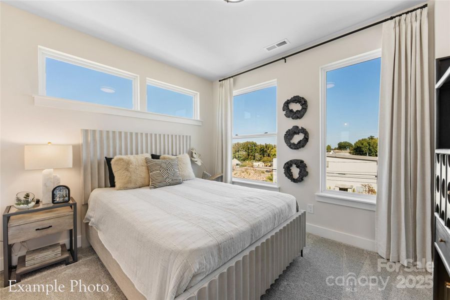 Furnished interior view inside a new home in , Charlotte (Image 12).