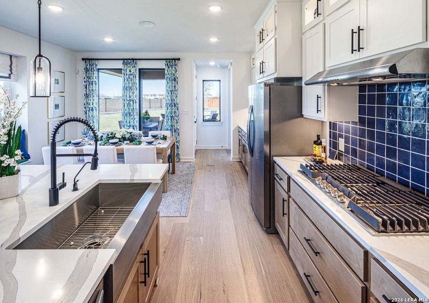 Furnished interior view inside a new home in Legacy at Lake Dunlap, New Braunfels (Image 21).