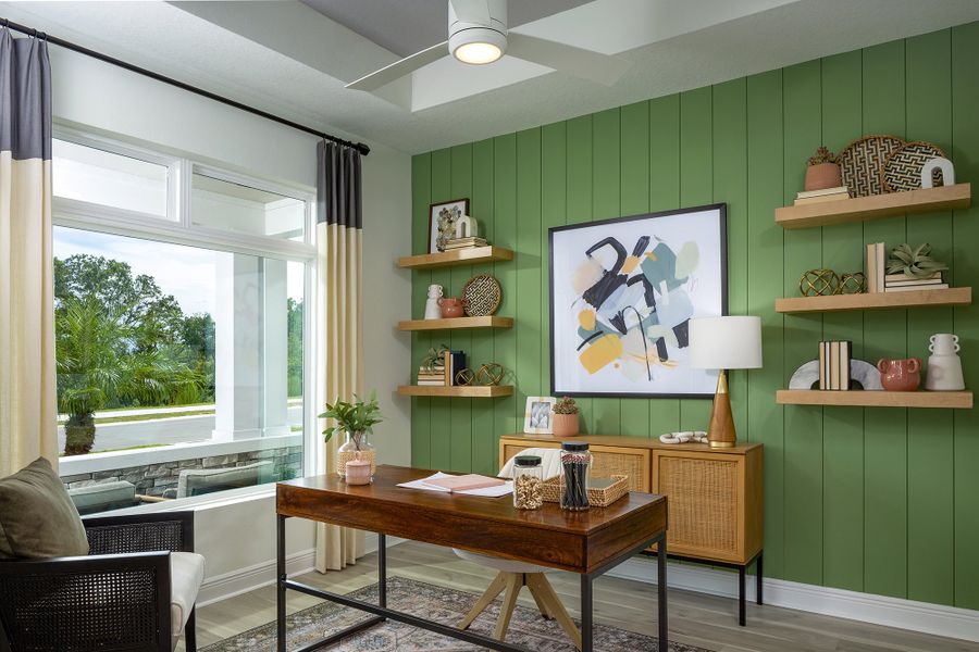 Furnished interior view inside a new home in Chapel Crossings, Wesley Chapel (Image 6).