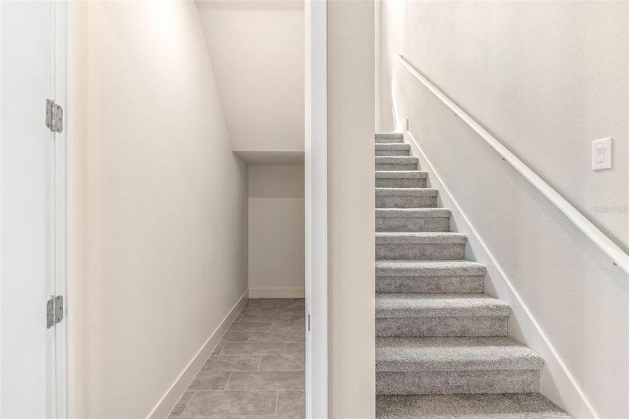 Spacious, unfurnished interior of a new home in Gray Hawk at Hole Two, Daytona Beach (Image 24). Spacious, unfurnished interior of a new home in Gray Hawk at Hole Two, Daytona Beach (Image 24).