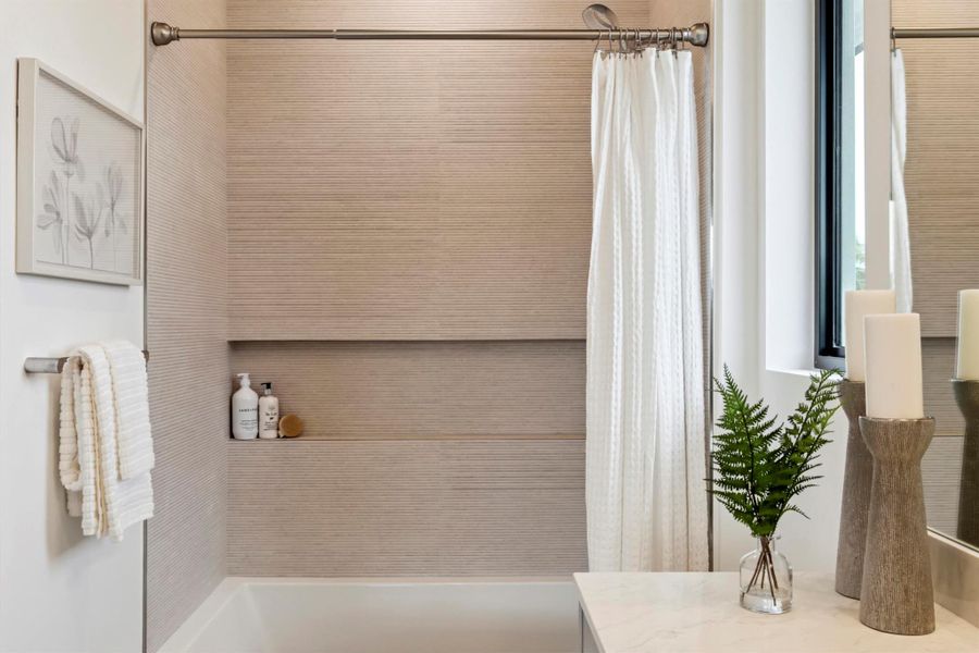 Furnished interior view inside a new home in , West Palm Beach (Image 41).