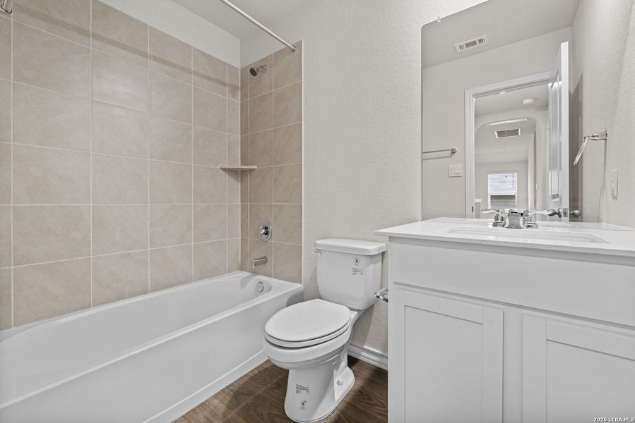 Furnished interior view inside a new home in Redbird Ranch, San Antonio (Image 6).