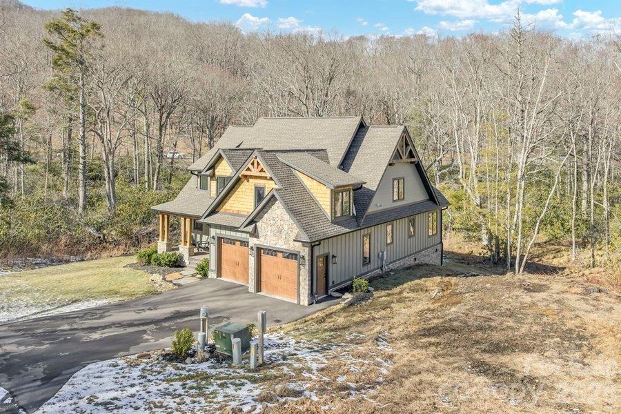 Front exterior of a new home in , Linville, NC, highlighting curb appeal (Image 2). Front exterior of a new home in , Linville, NC, highlighting curb appeal (Image 2).