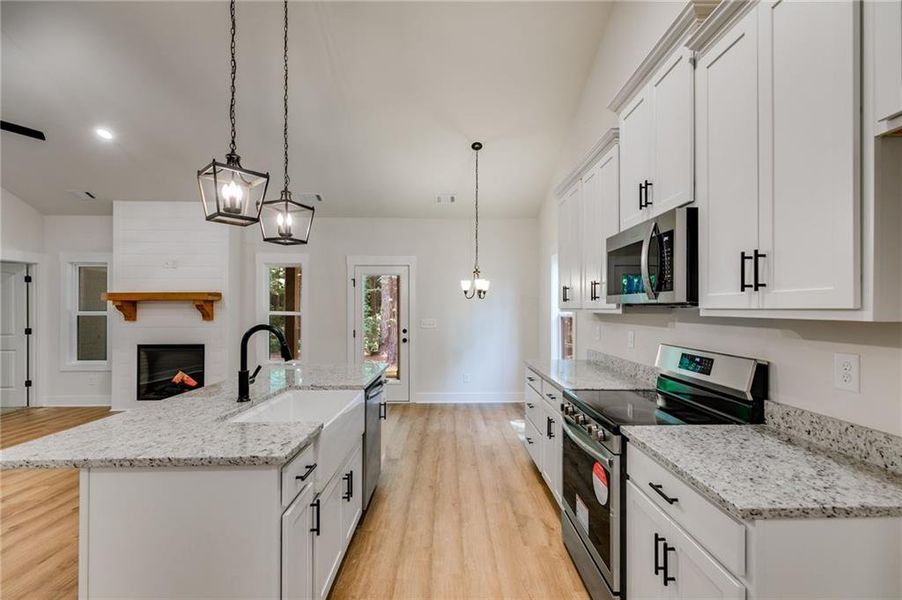 Furnished interior view inside a new home in , Silver Creek (Image 16).