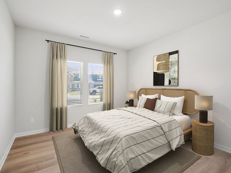 Furnished interior view inside a new home in Marshburn Landing - Signature Series, Wendell (Image 9).