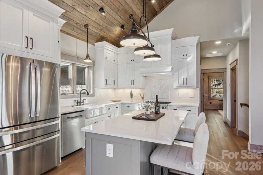 Furnished interior view inside a new home in , Maggie Valley (Image 5).