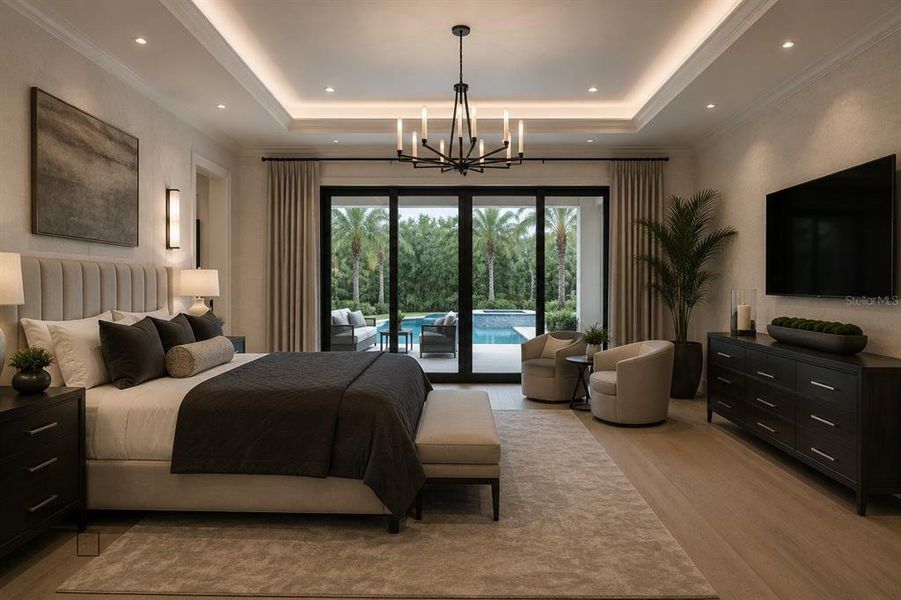 Furnished interior view inside a new home in , Odessa (Image 35).