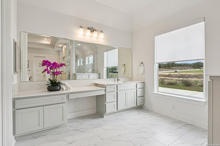 Furnished interior view inside a new home in Waldsanger, New Braunfels (Image 45).