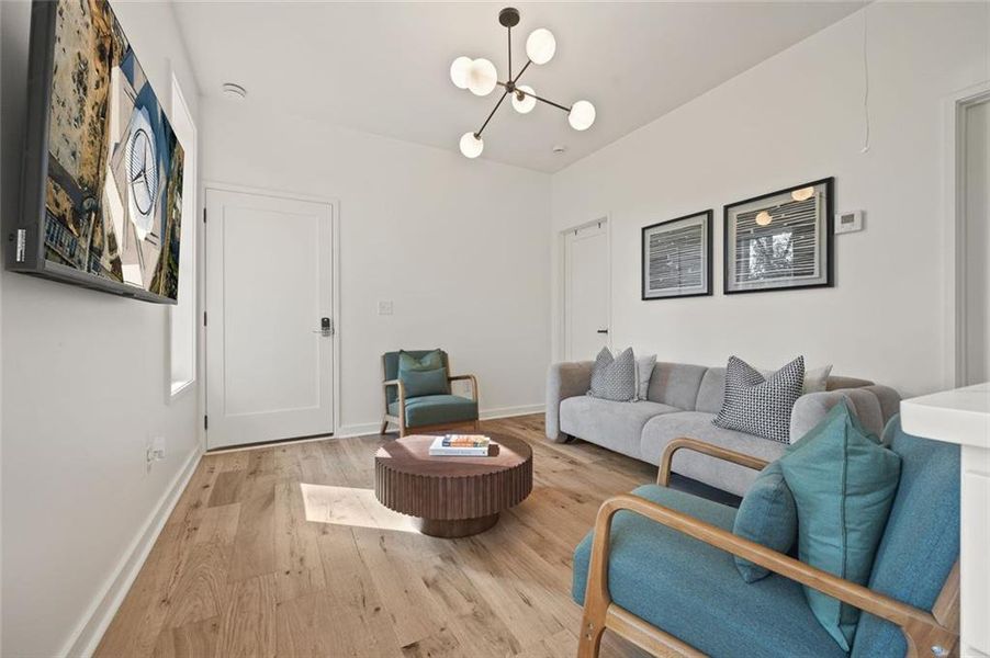 Furnished interior view inside a new home in , Decatur (Image 12).