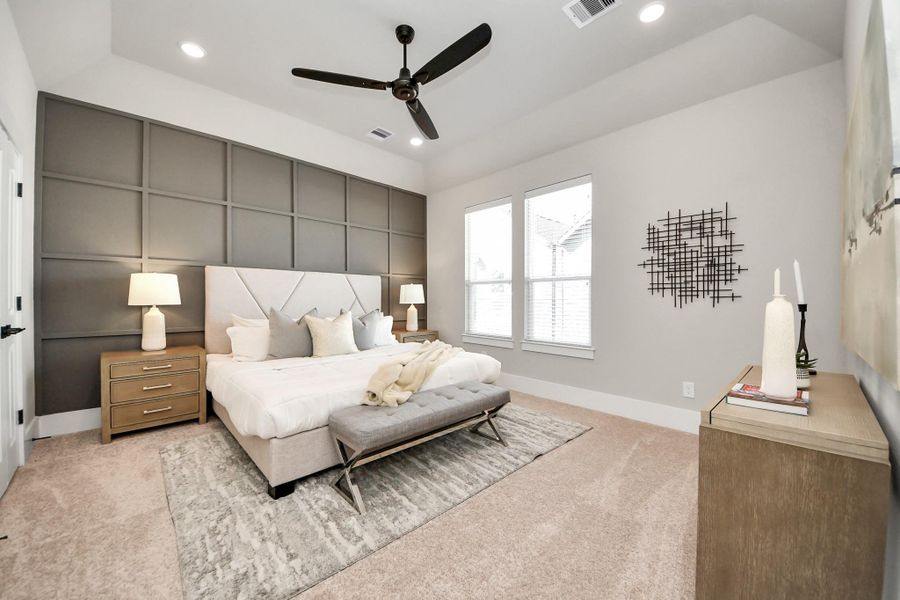 Furnished interior view inside a new home in , Houston (Image 37). Furnished interior view inside a new home in , Houston (Image 37).