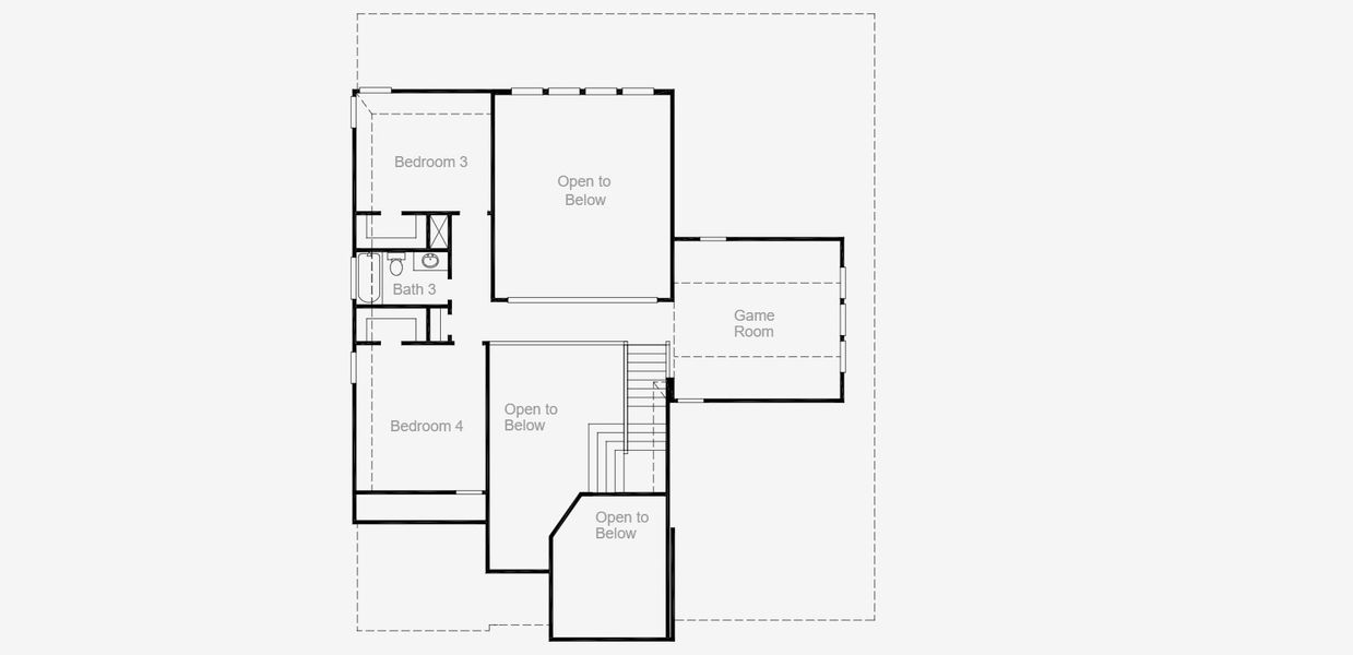 2D floor plan layout of this home in Parkside on the River, Georgetown, TX (Image 23). 2D floor plan layout of this home in Parkside on the River, Georgetown, TX (Image 23).