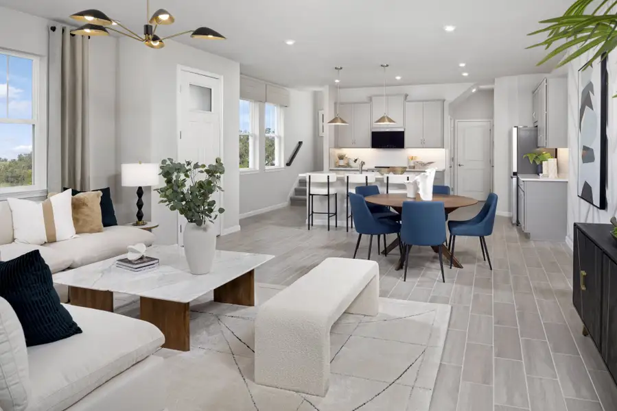 Furnished interior view inside a new home in Crosswind Ranch, Parrish (Image 4).