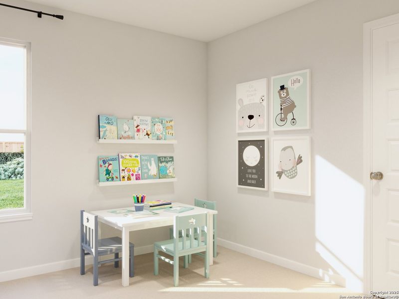 Furnished interior view inside a new home in Hickory Ridge, Elmendorf (Image 12).