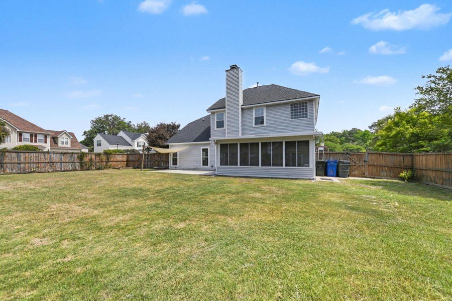 Exterior details and patio area of a home in , North Charleston (Image 29).