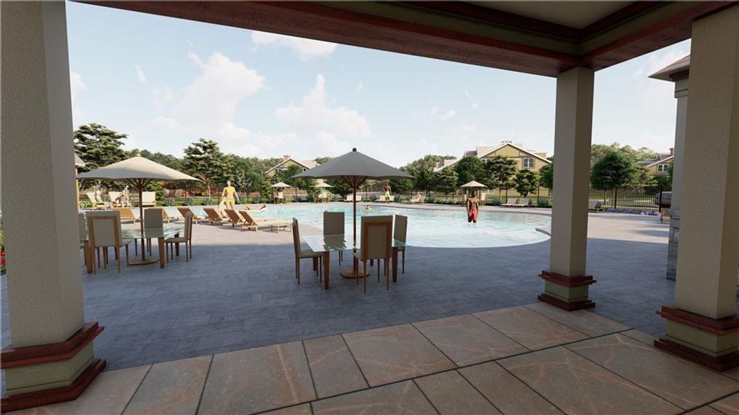 Community amenities in Towson Village, Peachtree City (Image 11).