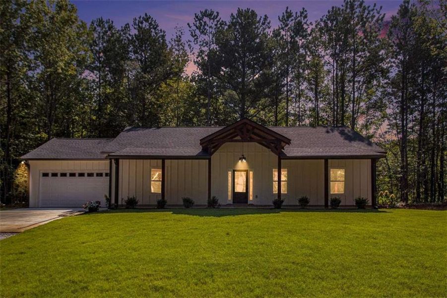 Front exterior of a new home in , Temple, GA, highlighting curb appeal (Image 17).