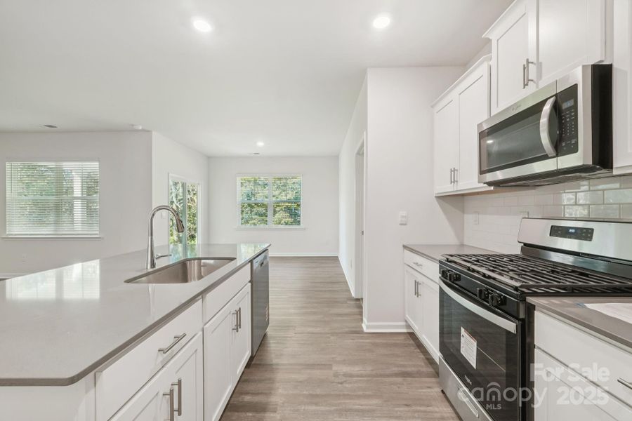 Furnished interior view inside a new home in Cline Village, Conover (Image 6). Furnished interior view inside a new home in Cline Village, Conover (Image 6).