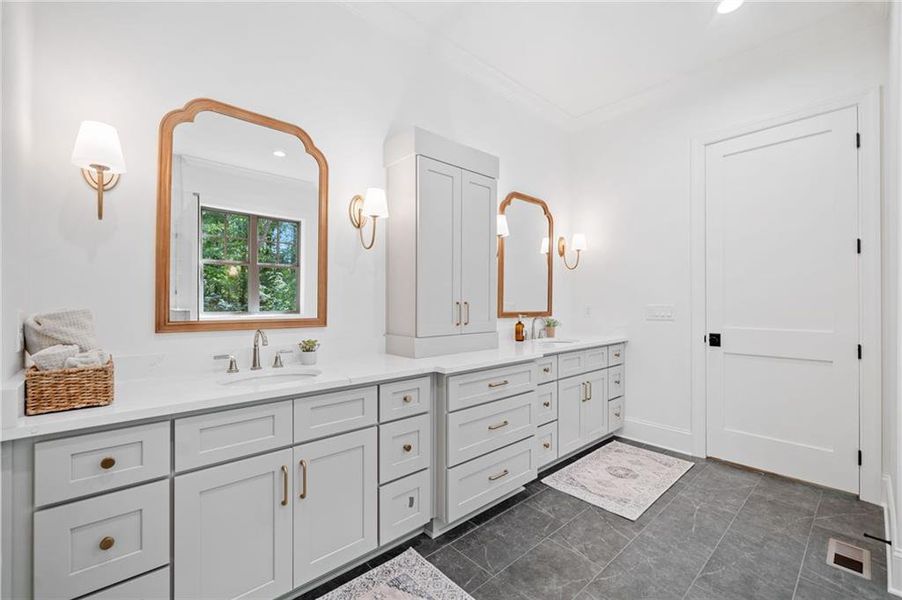 Furnished interior view inside a new home in , Holly Springs (Image 42). Furnished interior view inside a new home in , Holly Springs (Image 42).