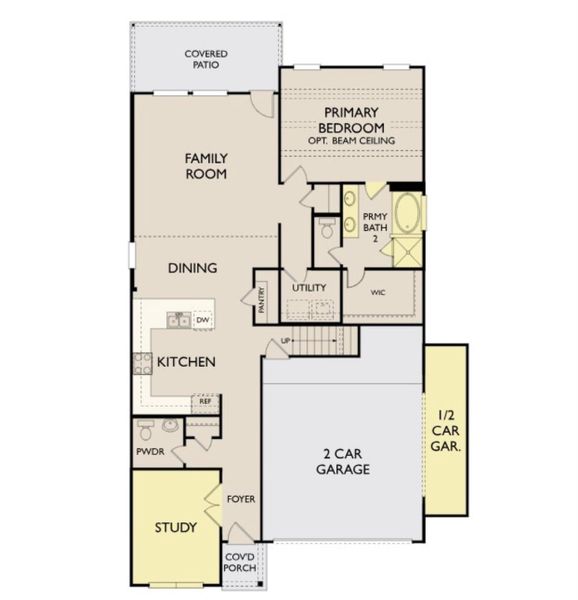 Auston Floorplan Level 1