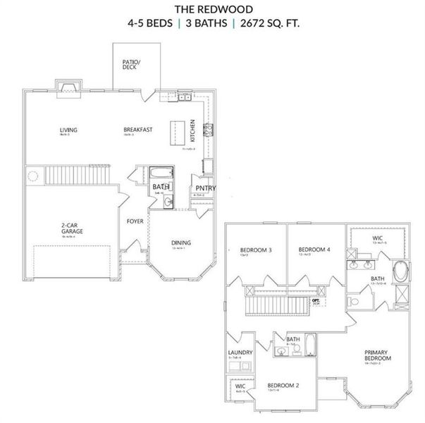 2D floor plan layout of this home in , Buford, GA (Image 5).