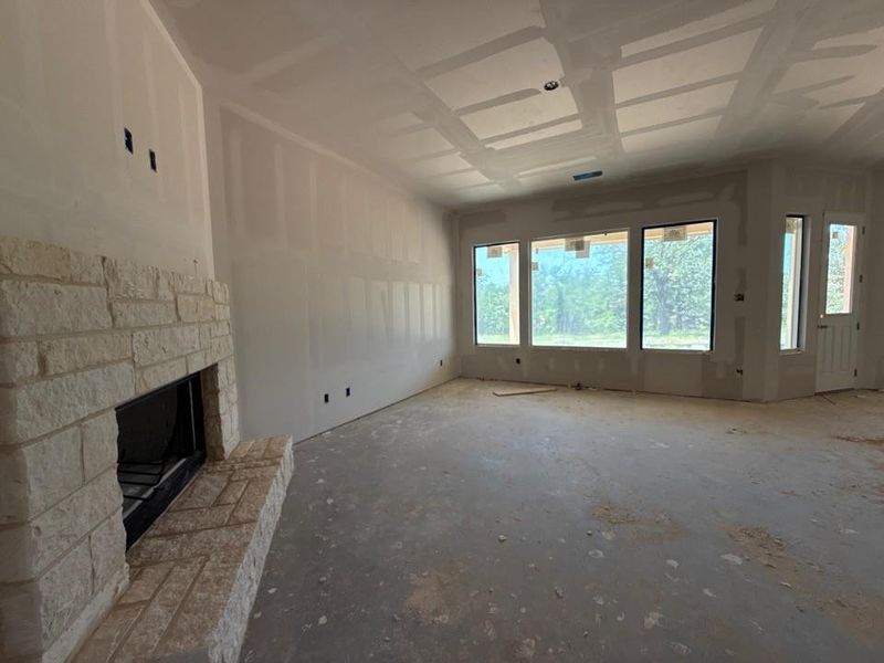 In-progress construction of a new home in Oak Grove Addition, Springtown, TX (Image 7).