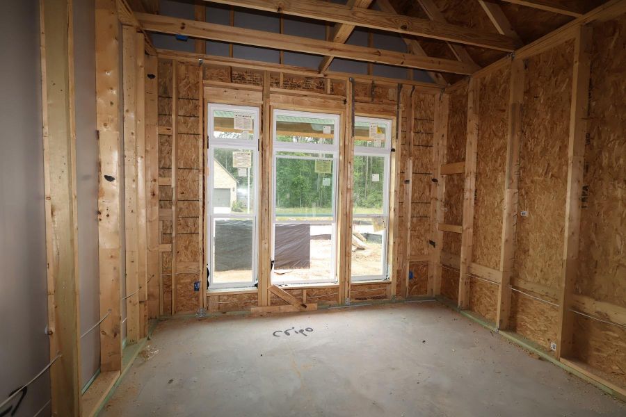 In-progress construction of a new home in , Conroe, TX (Image 24).