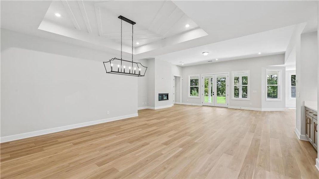 Spacious, unfurnished interior of a new home in Cresswind Georgia at Twin Lakes, Hoschton (Image 34).