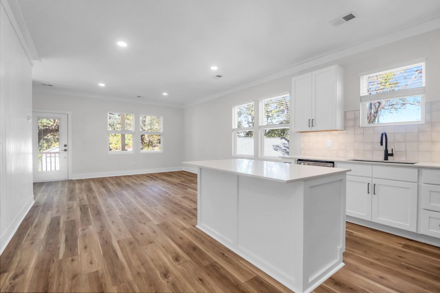 Furnished interior view inside a new home in , North Charleston (Image 9).