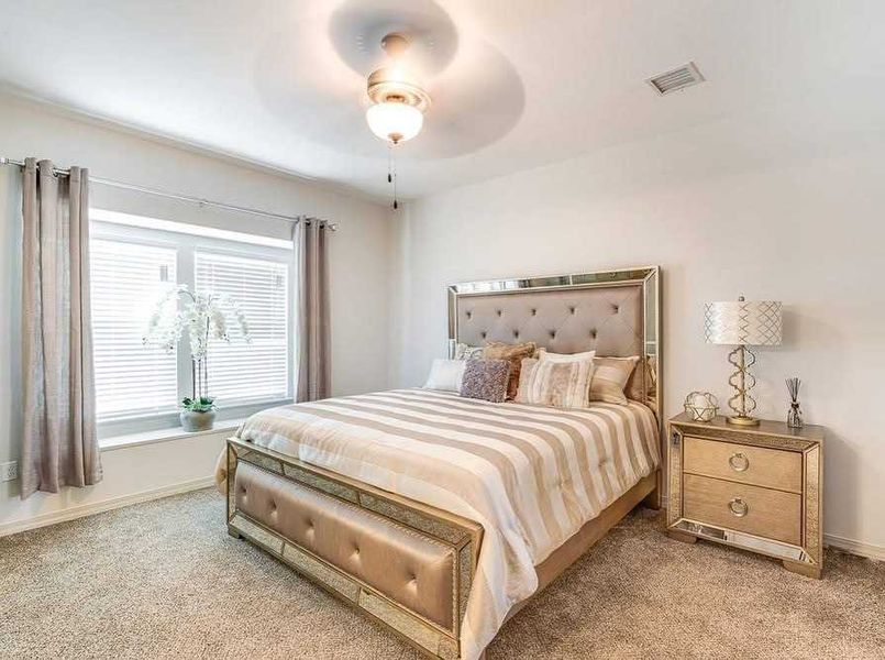 Representative furnished interior of a home built from the Valerie 1371 SSC by Saratoga Homes in Crossland, El Paso (Image 9).