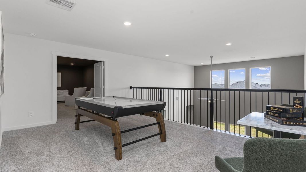 Furnished interior view inside a new home in Tamarron, Fulshear (Image 29).