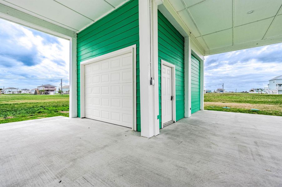 Exterior details and patio area of a home in , Galveston (Image 29). Exterior details and patio area of a home in , Galveston (Image 29).