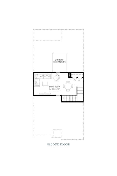 2D floor plan layout for the The Mimosa by Windsong Properties in Harmony Walk, Cartersville, GA (Image 2). 2D floor plan layout for the The Mimosa by Windsong Properties in Harmony Walk, Cartersville, GA (Image 2).