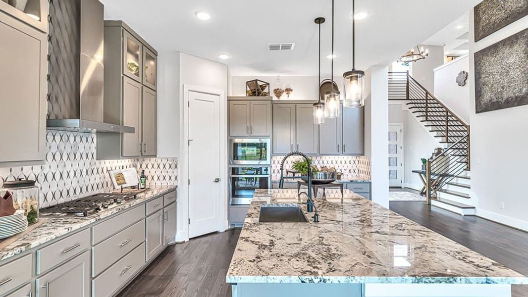 Furnished interior view inside a new home in Avalon at Cypress, Cypress (Image 23).