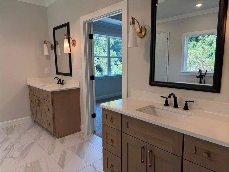 Furnished interior view inside a new home in , Marietta (Image 8).