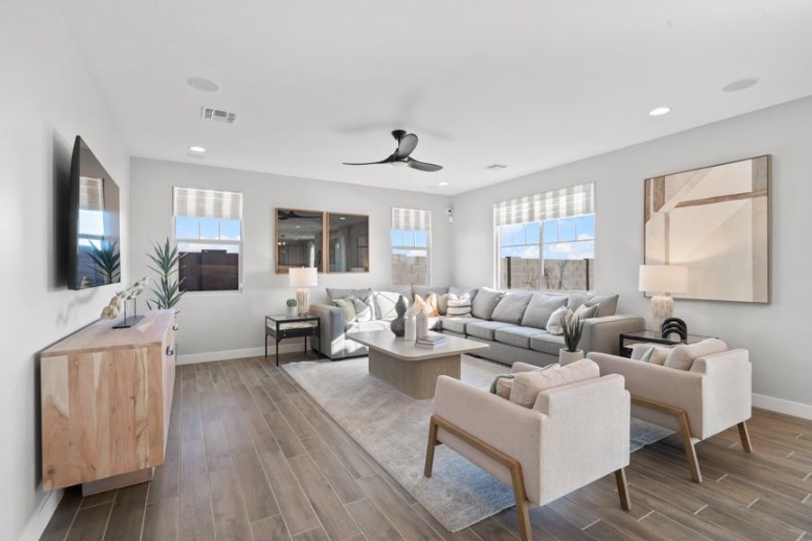 Furnished interior view inside a new home in Parkside, Avondale (Image 6).