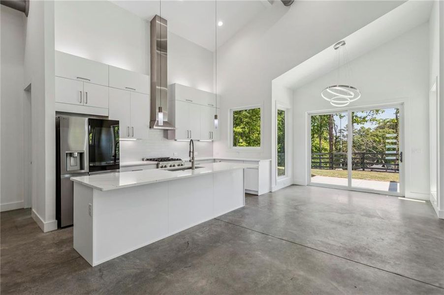 Furnished interior view inside a new home in , Marietta (Image 12).