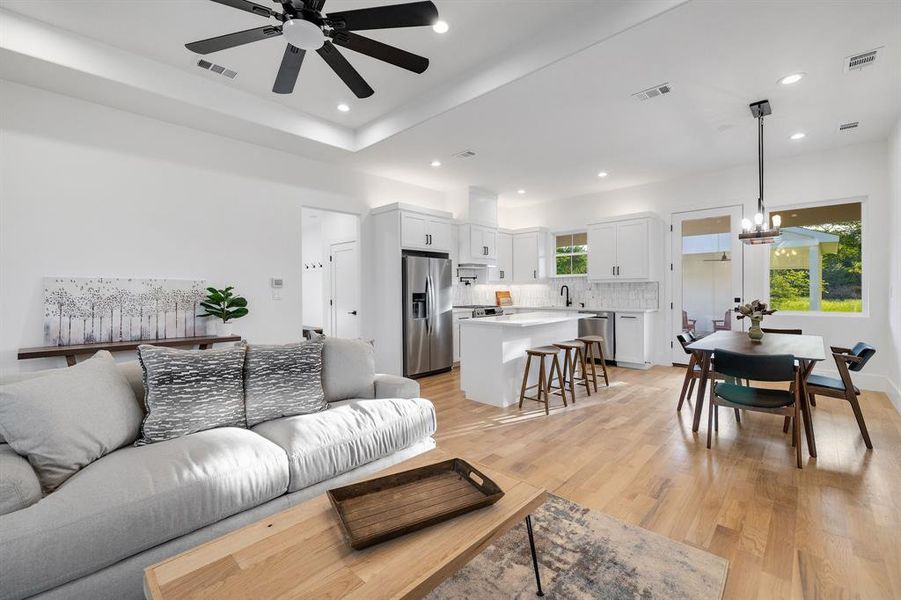 Furnished interior view inside a new home in , Ladonia (Image 6). Furnished interior view inside a new home in , Ladonia (Image 6).