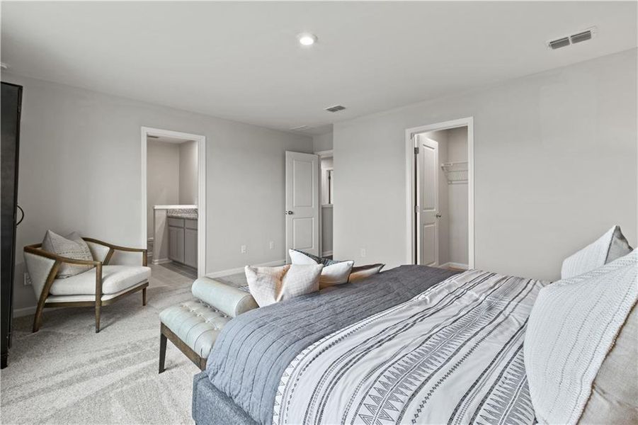 Furnished interior view inside a new home in Avery Ridge, Gainesville (Image 9). Furnished interior view inside a new home in Avery Ridge, Gainesville (Image 9).