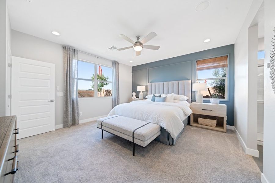 Furnished interior view inside a new home in Combs Ranch, San Tan Valley (Image 7).